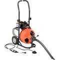 General Wire Spring General Wire P-XP-B Mini-Rooter XP Drain/Sewer Cleaning Machine W/ 75' x 3/8"Cable & 4 Pc Cutter Set P-XP-B